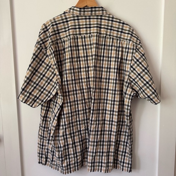 Y2K Abercrombie & Fitch Plaid Shirt Mens XL Oversized Skater Preppy Baggy Mall - Picture 7 of 7